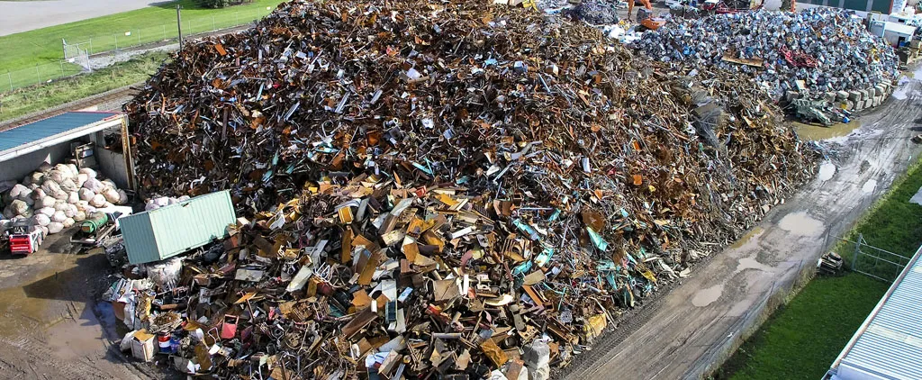 The Resource Recycling scrap metal yard in Woolston