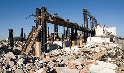Large plant decommissioning work