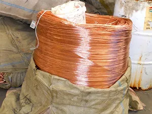 Non-ferrous scrap metal ready for recycling