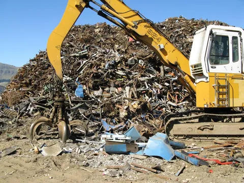 Scrap metal yard in Christchurch