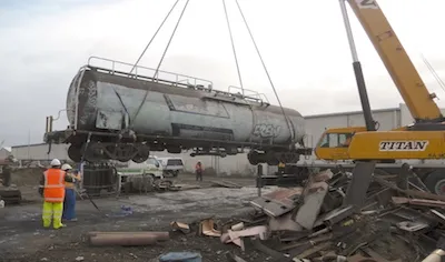 Large scale scrap metal removal